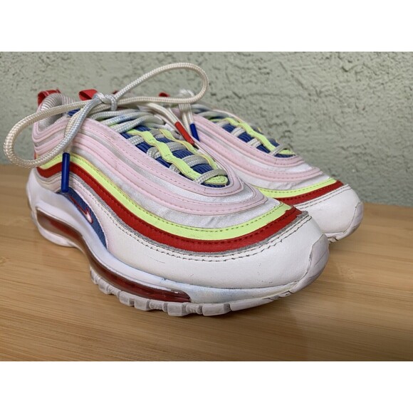 Nike Air Max 97 SE Panache AQ4137-101 Arctic Pink Volt Glow Size 5.5 Woman’s - Picture 2 of 11